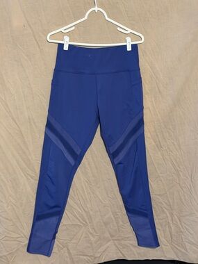 High-Waist Athletic Leggings in Deep Navy